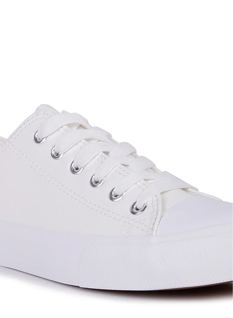 London Rag White Canvas Sneakers