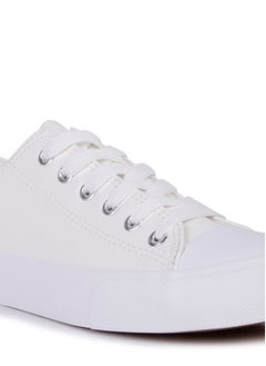 London Rag White Canvas Sneakers  - Image 5