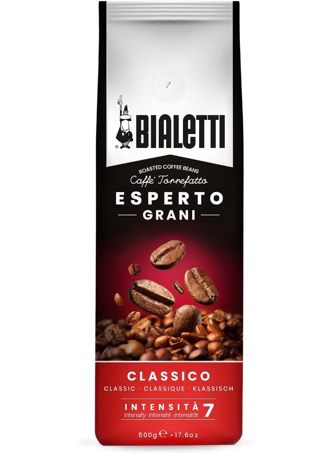 BIALeTTI Bialetti Esperto Grani, Caffè in Grani, Gusto Classico, 500 G  - Image 1