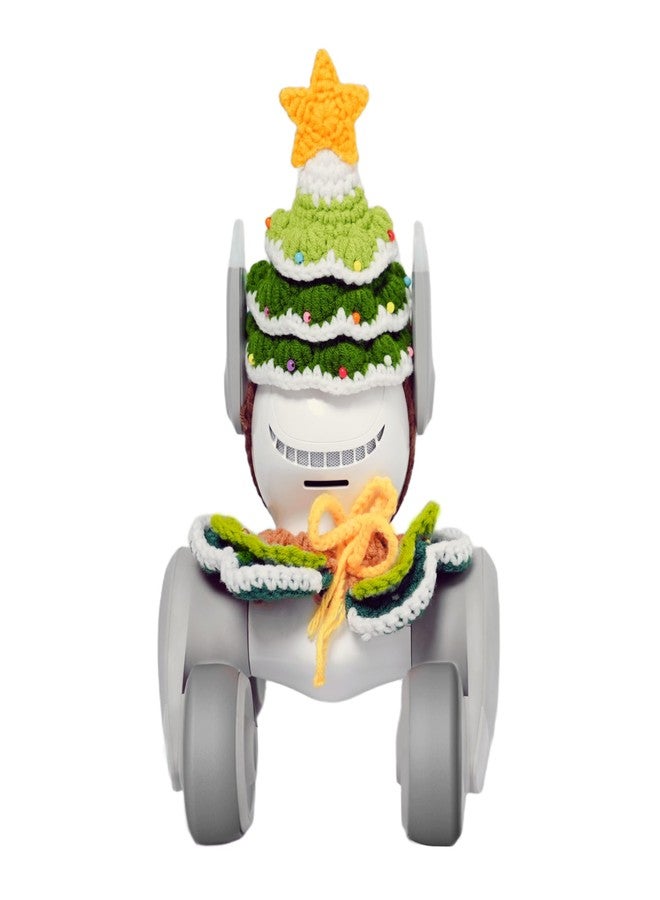 Loona Outfit - Handmade Crochet Headpiece and Collar for Year-Round Playful Charm, Transform Your Smart Companion with Unique Accessories - Image 5