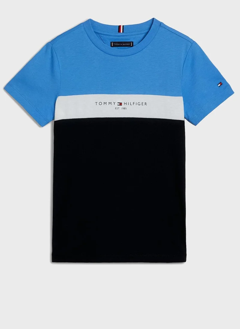 TOMMY HILFIGER Youth Color Block T-Shirt