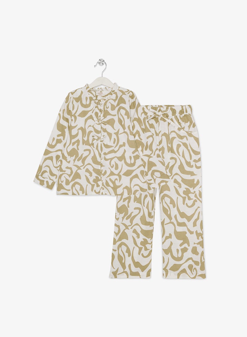 ريبلز مع نمشي طقم بناتي قطعتين - Image 1