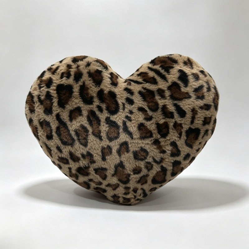 Vintage Leopard Print Star Plush Pillow - Image 5