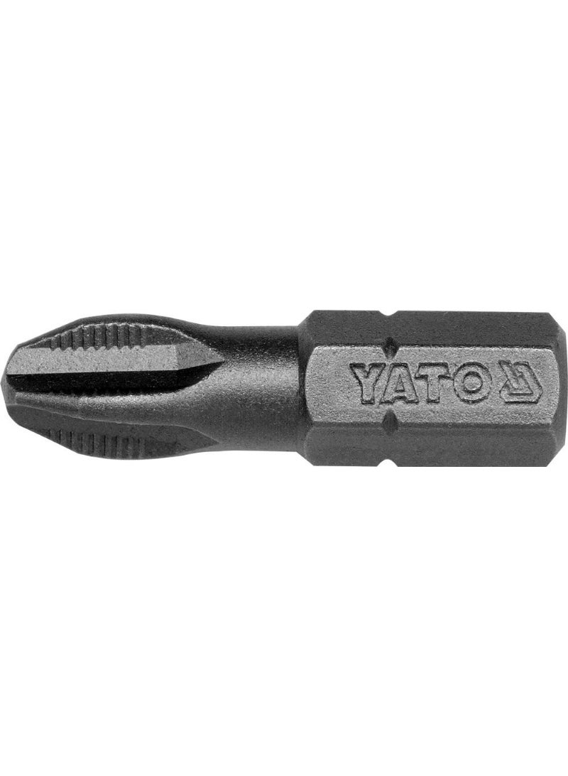 YATO Screwdriver Bit 1/4"x25mm Cross PH3 50pcs/Box YT-7809 (99210)