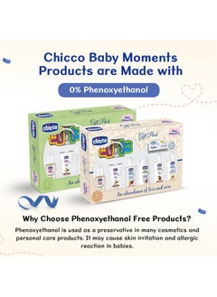 Chicco Baby Moments Delight Gift Pack (Beige) With 7 Baby Skin & Haircare Products And A Rattle Toy | Baby Care Gift Set For Newborn Baby Shower, New Parents, And Birthdays | Phenoxyethanol Free  - Image 5