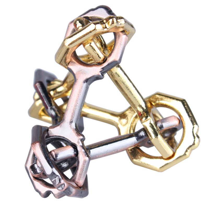 Complete Set Magic Puzzle Brain-Teasing Magic Lock Adult High-Difficulty Nine-Link Puzzle Toy One-Piece Dropshipping Storage - Image 1