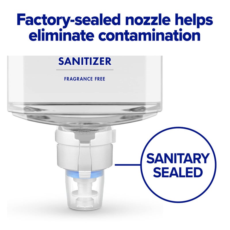 PURELL Advanced Hand Sanitizer Gentle & Free Foam, Fragrance Free, 1200 mL Refill for PURELL ES4 Manual Hand Sanitizer Dispenser (Pack of 2) - 5051-02 - Image 4