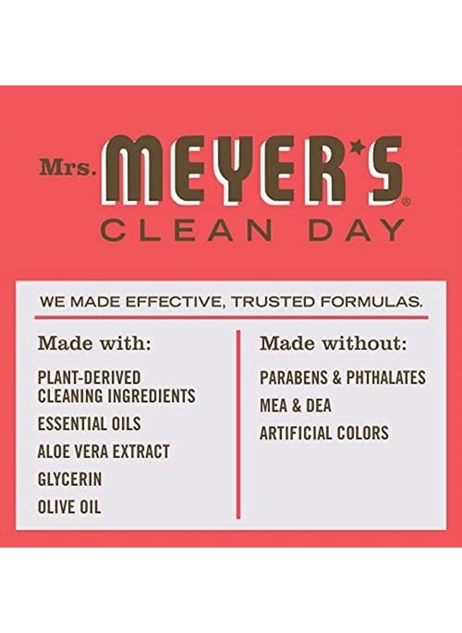 Mrs. Meyer's Clean Day Hand Soap, Made with Essential Oils, Biodegradable Formula, Rhubarb, 12.5 Fl. Oz - Pack of 3  - Image 4