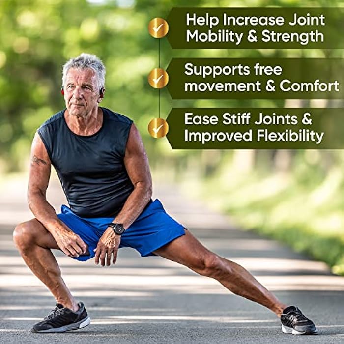 NutraPro Glucosamine Chondroitin MSM Joint Relief Supplements & Bone Health - for Knee & Joint Relief, Bone Strength, Joint Health, Movement, Flexibility, Strength & Comfort.45 Days Servings - Image 3