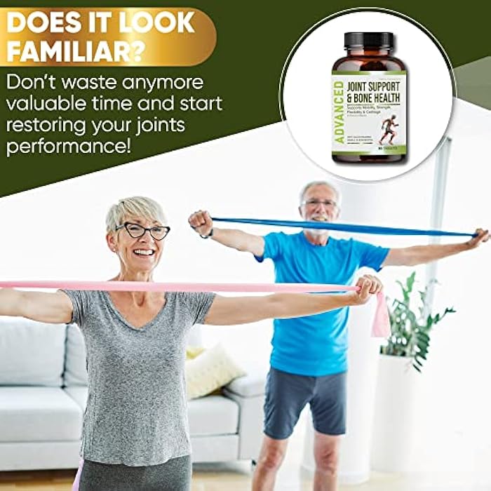 NutraPro Glucosamine Chondroitin MSM Joint Relief Supplements & Bone Health - for Knee & Joint Relief, Bone Strength, Joint Health, Movement, Flexibility, Strength & Comfort.45 Days Servings - Image 5