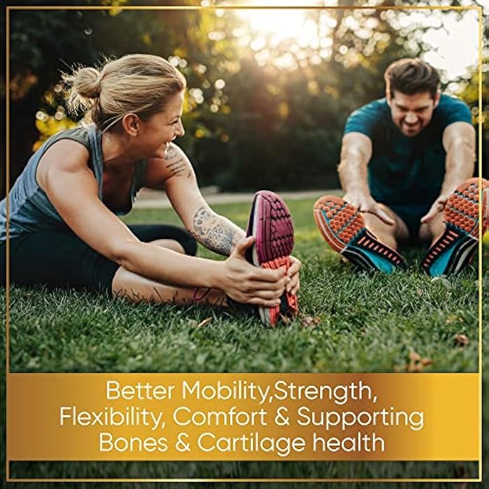 NutraPro Glucosamine Chondroitin MSM Joint Relief Supplements & Bone Health - for Knee & Joint Relief, Bone Strength, Joint Health, Movement, Flexibility, Strength & Comfort.45 Days Servings - Image 4