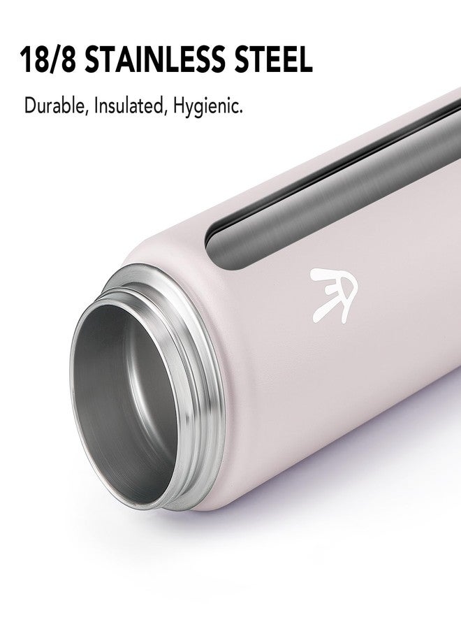 Enerbone زجاجة مياه معزولة من إنيربوين، سعة 32 أونصة، مصنوعة من الفولاذ المقاوم للصدأ، مزودة بحزام حمل، ترمس معزول بجدار مزدوج بتقنية التفريغ، زجاجة رياضية مانعة للتسرب مع ماصة، تحافظ على المشروبات ساخنة أو باردة لساعات. - Image 4