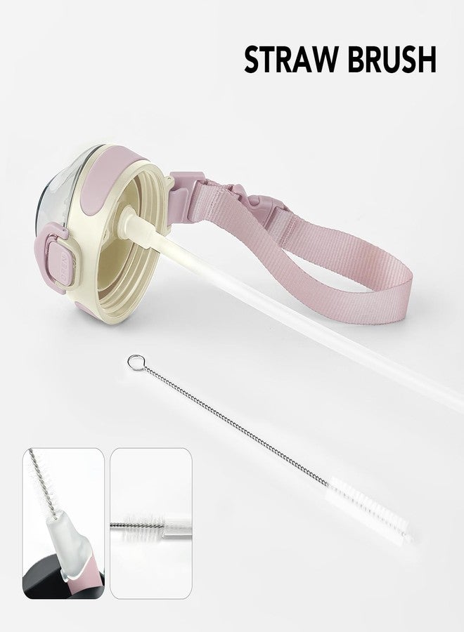 Enerbone زجاجة مياه معزولة من إنيربوين، سعة 32 أونصة، مصنوعة من الفولاذ المقاوم للصدأ، مزودة بحزام حمل، ترمس معزول بجدار مزدوج بتقنية التفريغ، زجاجة رياضية مانعة للتسرب مع ماصة، تحافظ على المشروبات ساخنة أو باردة لساعات. - Image 5