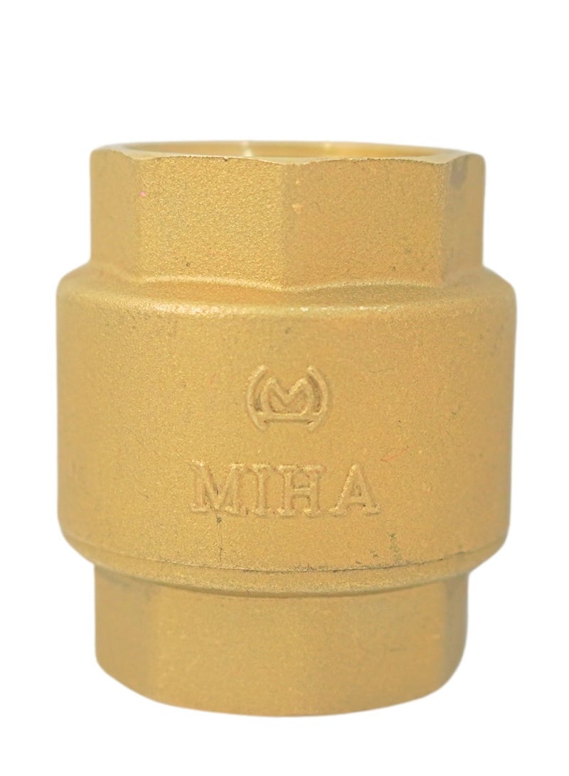 MIHA BRASS VERTICAL CHECK VALVE - Image 1