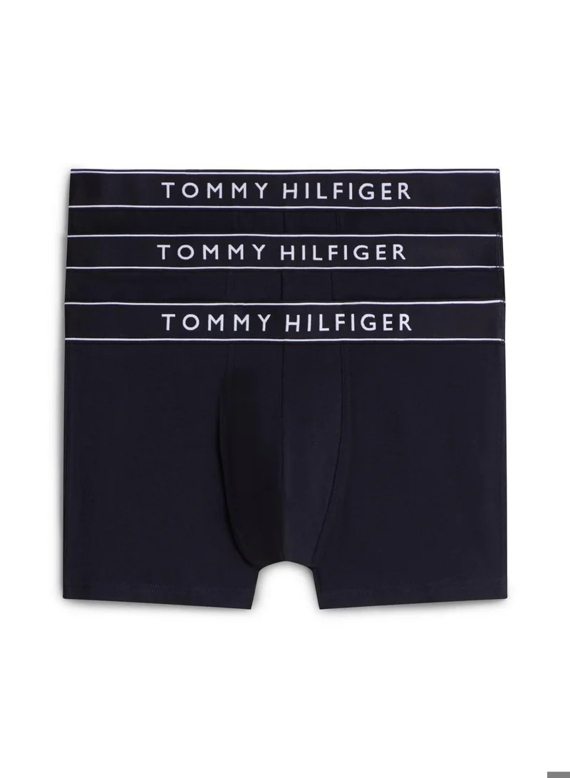 3-Pack Essential Logo Waistband Trunks