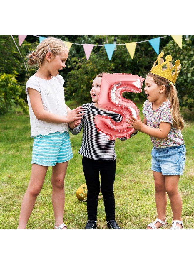 Propsicle 16 inch Birthday Foil 5 Number Helium Balloon Party Decoration Rose Gold Pack of 1 | 5 Year No. Balloons Birthday/Anniversary | Five Number - Image 5