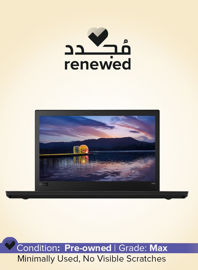 Lenovo Renewed - ThinkPad T480 Laptop With 14-Inch FHD Display,Core i5 Processor/8th Gen/Quad Core//8GB RAM/256GB SSD/Intel HD Graphics/Windows 10 Pro English Black