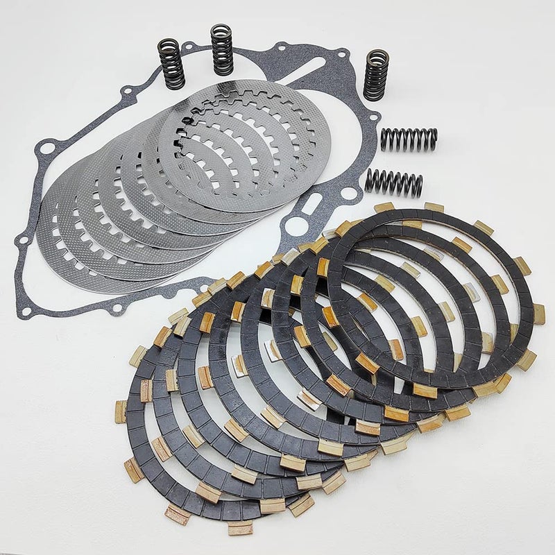 BIGLKNM Clutch Kit Friction Plates & Cover Gasket Compatible for Yamaha Raptor 660 YFM660R 2001 2002 2003 2004 2005 - Image 2