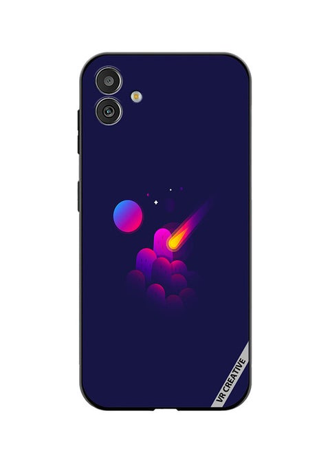 Protective Case Cover For Samsung Galaxy F14 Space Minimalist Design Multicolour
