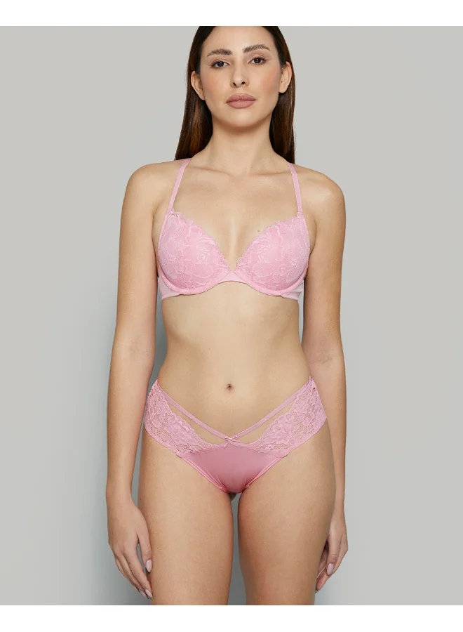 لا سينزا La Senza Lace Trendy Pink Bra