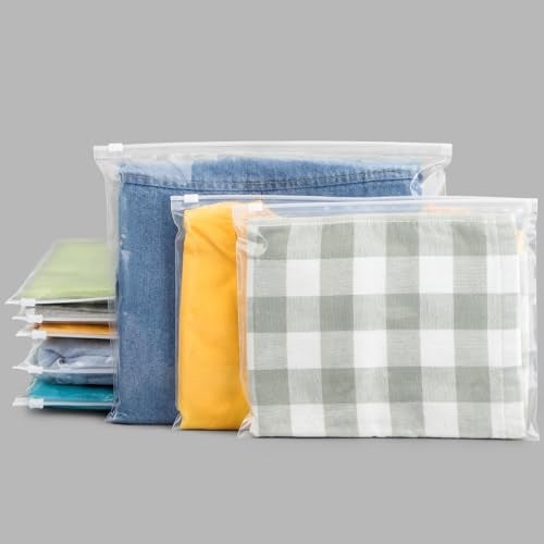 Svaldo Swimsuit Bags Storage Clear, Clothing Packaging Bags for Bikini, Swimwear, Bathing Suit Storage, T Shirt Packaging, 10x8 inch, Pack of 25, 3 Mil with Vent Holes - Image 1