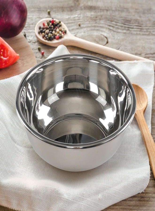 Jekiyo Stainless Steel Mixing Bowls, Metal Prep Bowls for Kitchen, Set of 4 - Image 3