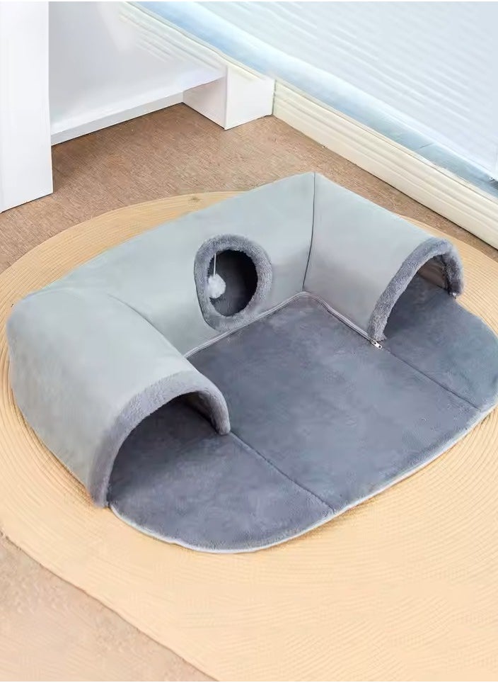 MHD Snug U - Shaped Cat Hideaway: Keep Cats Warm, Perfect For Fun And Rest, Multiple Cats Welcome  - Image 2