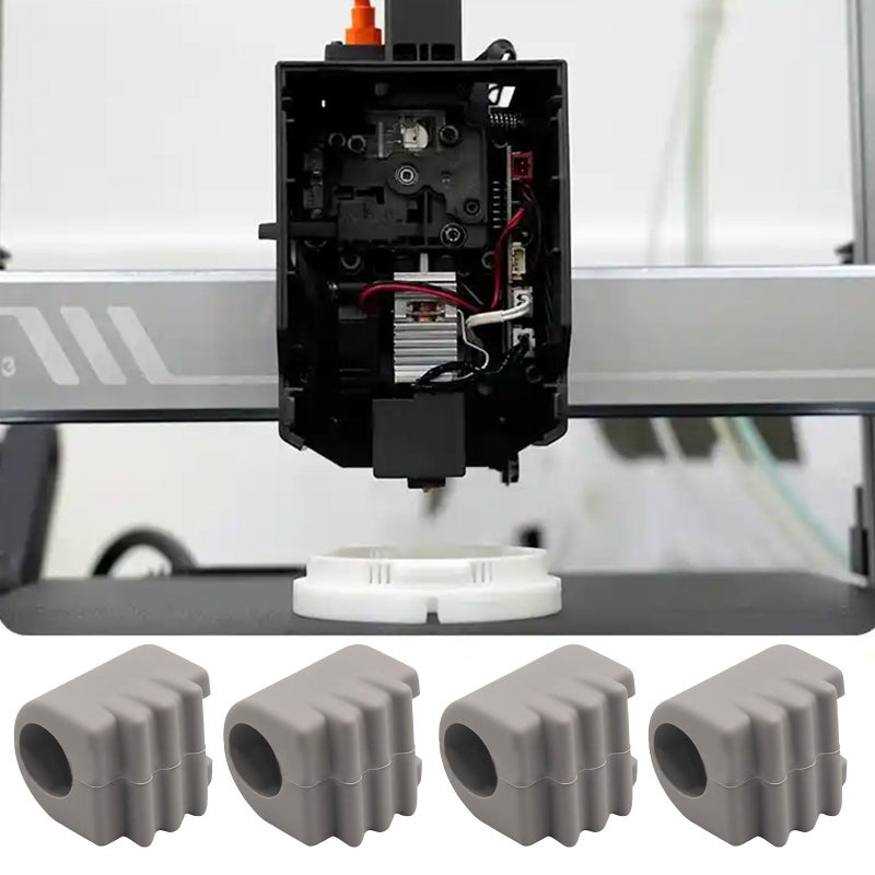Heat Block Cover Silicone Insulation Sleeve For 3D Printer Thermal Management Color B - Image 3