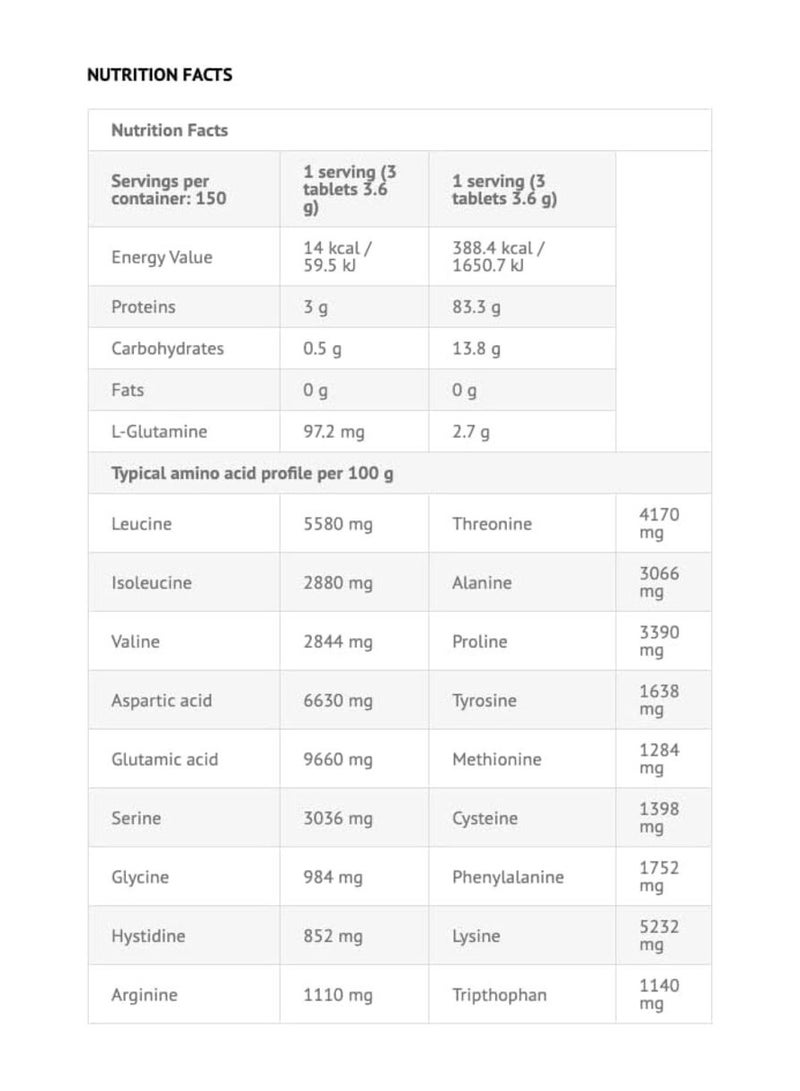 VIKING FORCE LABORATORIES VIKING Fury Whey Amino 450 Tablets - Image 2