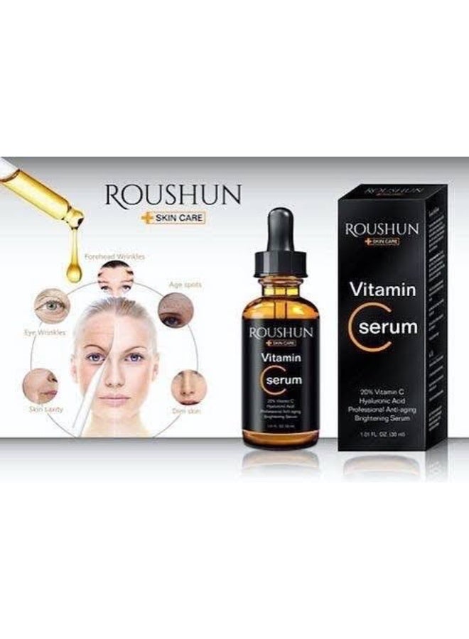 ROUSHUN Vitamin C Serum with Hyaluronic Acid, 30ml - Image 1