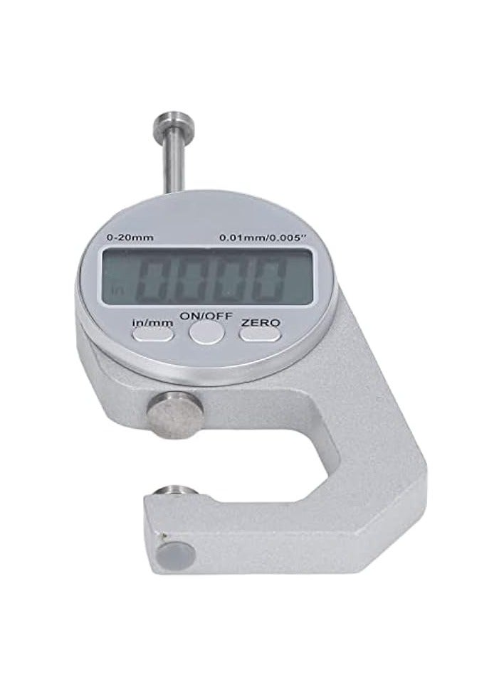 PROMASS Digital Thickness Gauge Electronic Caliper Thickness Meter 0‑20mm Range with LCD Digital Display Mini Thickness Measuring Tools  - Image 4