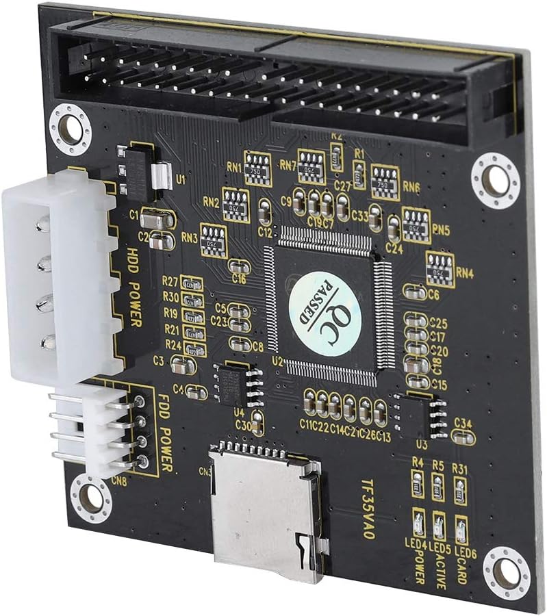 klarako SD ,SDHC ,SDXC ,MMC to IDE 40Pin 3.5in Male Memory Card Adapter , Mute Four Legged Computer Power Connector for DOS ,Linux ,Windows MMC System Specification 2.0 , etc - Image 5