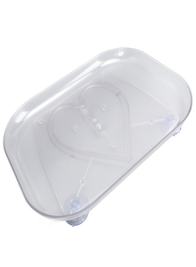 كريفوكت صينية ثلاجة دوارة 360 درجة، مانعة للانزلاق، منظم تخزين أنيق لخزانة المطبخ، حجم صغير - Image 4