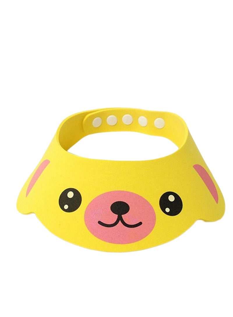 ECVV Kids Adjustable Bathing Protection Cap Cartoon Visor Shower Cap for Wash Hair - Image 1