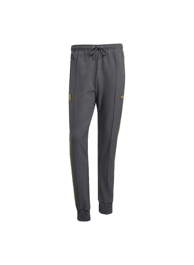 Adidas Mufc Icon Tp Black Football Pants For Men XS