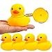 Kalafona Rubber Yellow DuckWaterproof No Hole No Squeak 5 Pcs 34 Inch No Bebe Noise Ducky Bath Pool Toy Without Hole for Kid Shower Bathtub Toy Birthday Party Decor Cake Topper in Bulk - Image 2