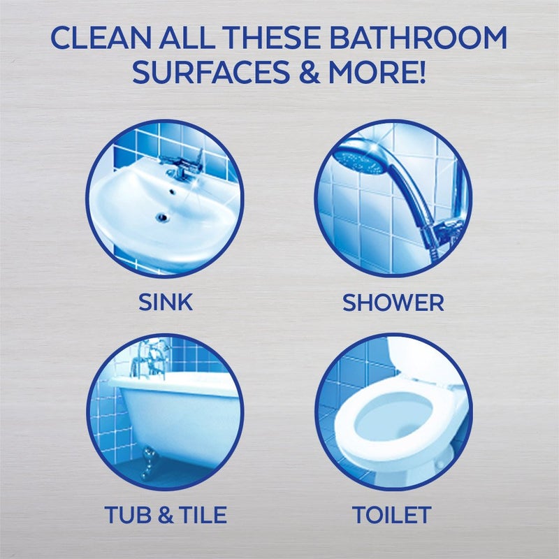 Lysol Bathroom Cleaner Spray  Blue  Island Breeze  48Oz (2X24Oz) - Image 3