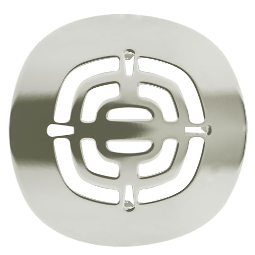 Westbrass Brass SnapIn Shower Strainer Grid Polished Nickel D31605 - Image 1
