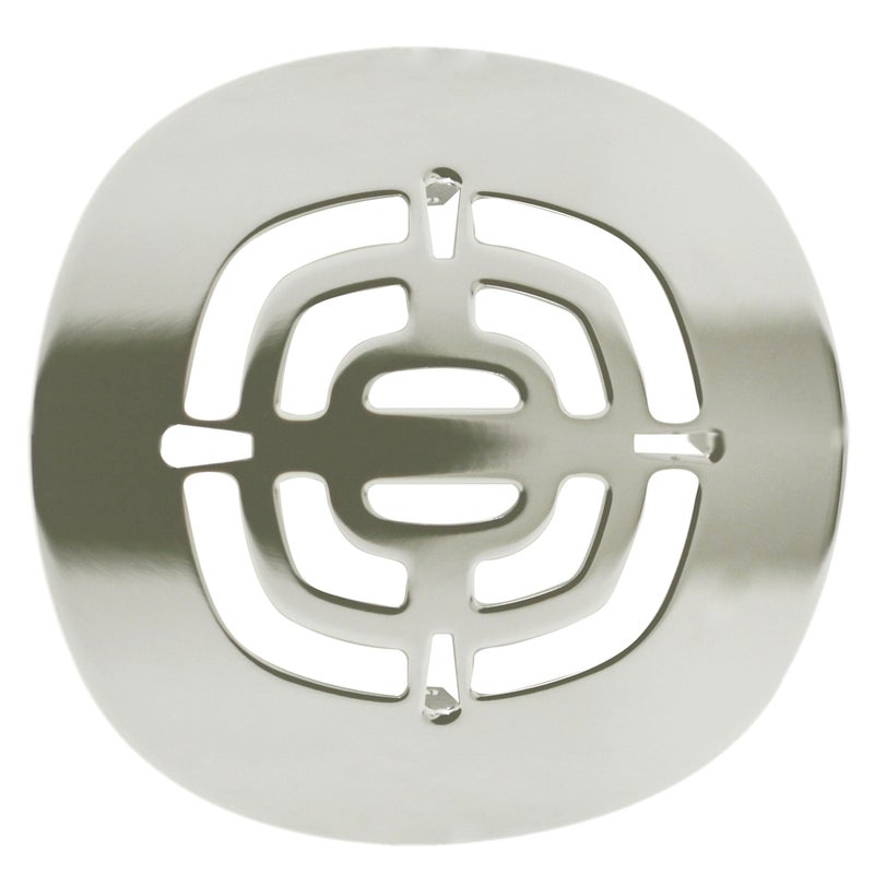 Westbrass Brass SnapIn Shower Strainer Grid Polished Nickel D31605 - Image 2
