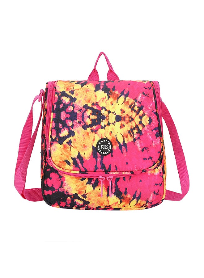 CUBS Tie Dyed Waterproof lunch bag with adjustable shoulder strap carrying your favorite meals to school, work or while traveling  - Image 1