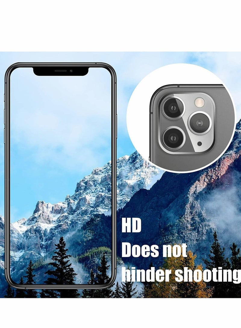 Y&D 3 Pack Camera Protector for iPhone 11 pro, HD Definition, Anti-Scratch Ultra Thin Tempered Glass Lens Screen Protector, Easy Installation  - Image 2