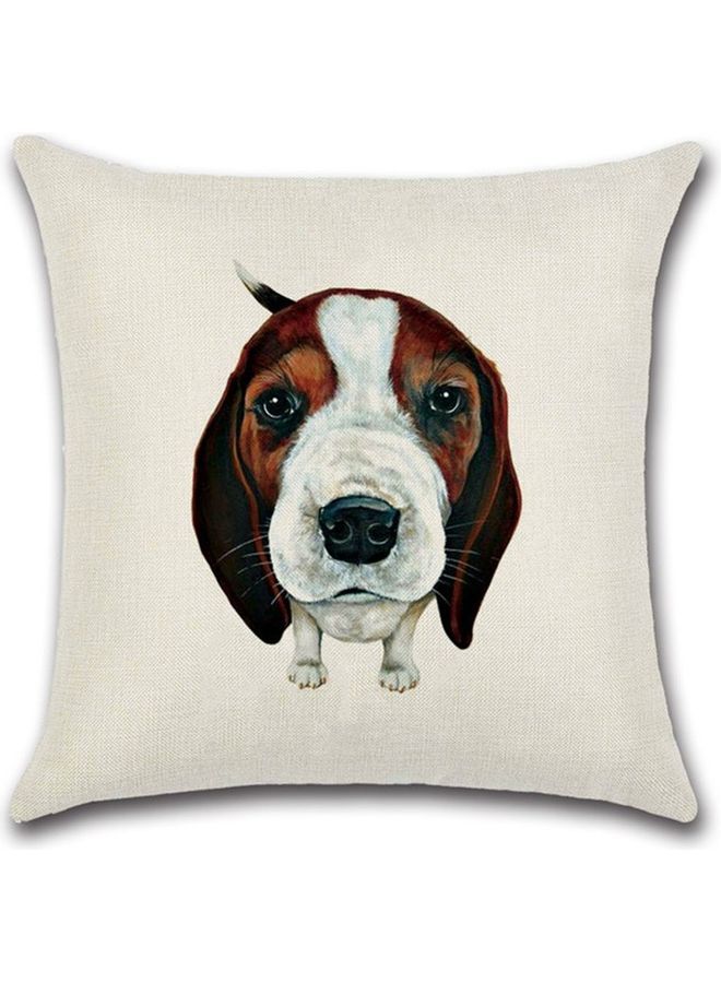NIBEMINENT Cartoon Sketch Dog Printed Cushion Cover Multicolour - Image 3