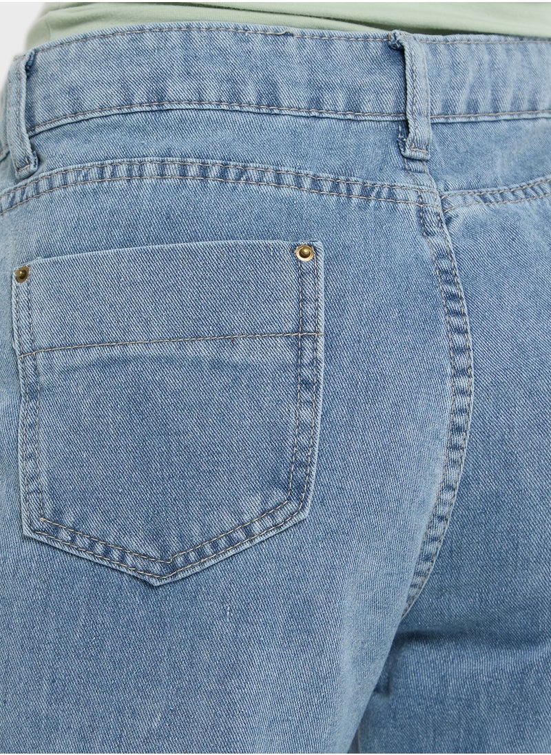 Ginger High Rise Wide Leg Jeans  - Image 5
