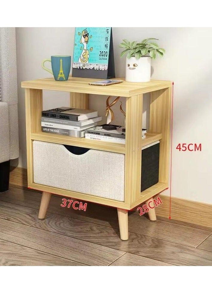 Tanwer Bedside cabinet, bedroom, bedside storage cabinet, simple storage rack - Image 2