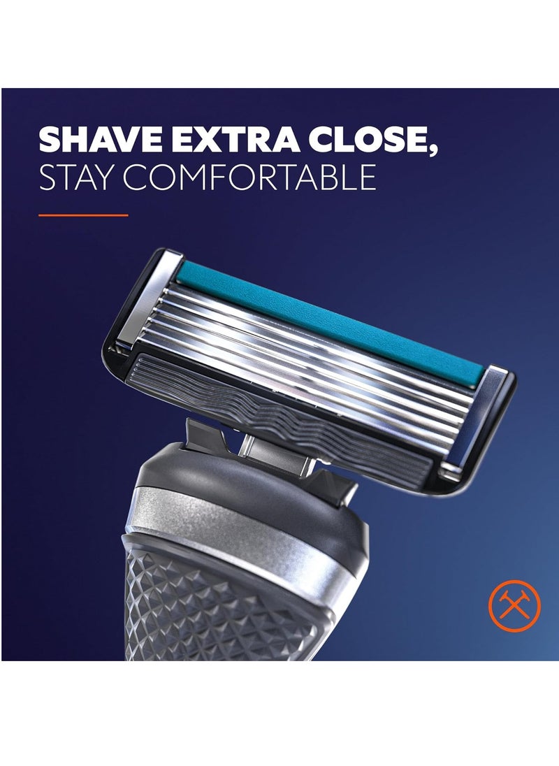DOLLAR SHAVE CLUB - Dollar Shave Club | 6 Blade Razor Refills (8 Pack) | 6 Stainless Steel Blades for a Close & Comfortable Shave - Image 1