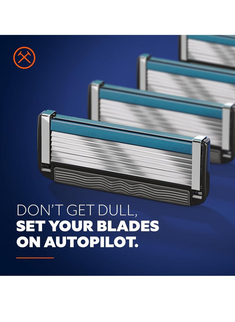 DOLLAR SHAVE CLUB - Dollar Shave Club | 6 Blade Razor Refills (8 Pack) | 6 Stainless Steel Blades for a Close & Comfortable Shave - Image 1
