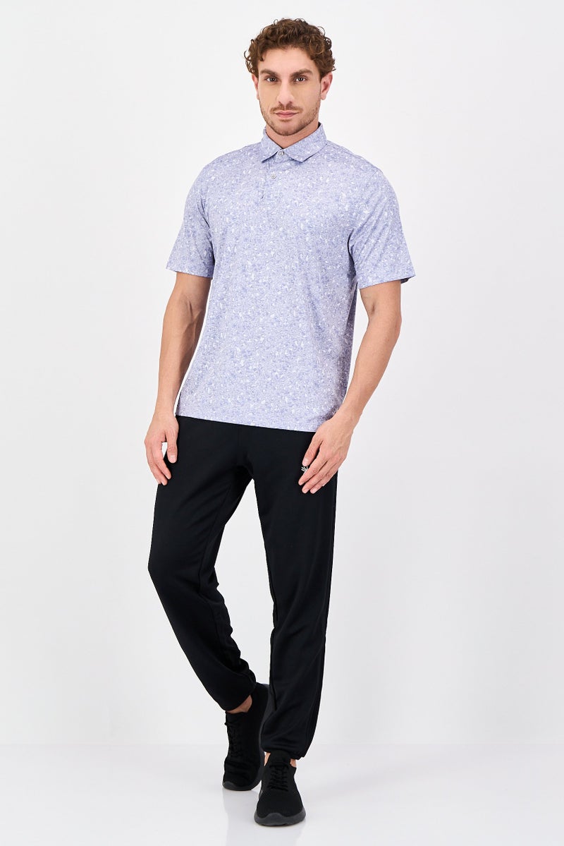 Greg Norman Men Sportswear Fit Short Sleeve Golf Polo Shirt, Lavender - Image 4