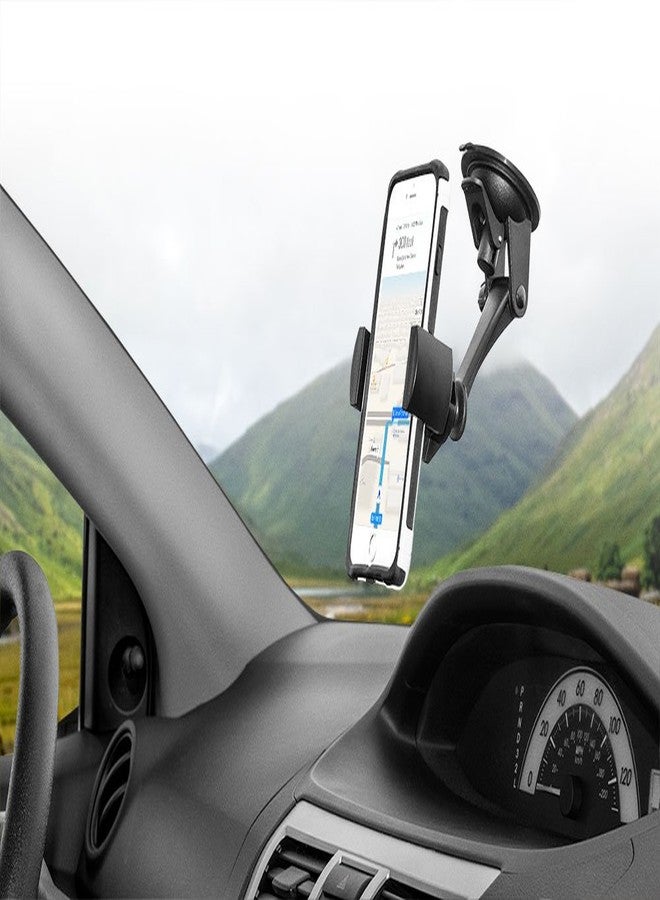 ARKON Mounts Sticky Suction Mount with RoadVise Phone Holder For Cars and Trucks, Fully Adjustable with Powerful Suction Mount or Dash Mounting, Fits iPhone, Galaxy, Note & more - Image 4