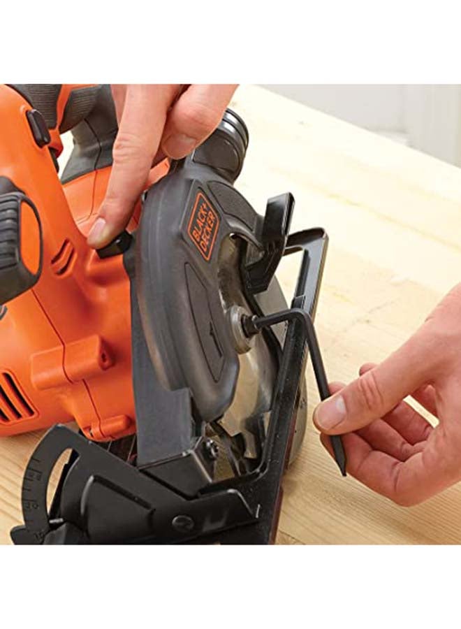 BLACK+DECKER - BDCCS18N Circular Saw 140mm 18V Bare Unit Orange/Black 140mm - Image 4