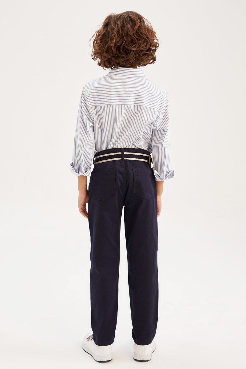 DeFacto Boy Chino Pants with Belt Gift  - Image 5
